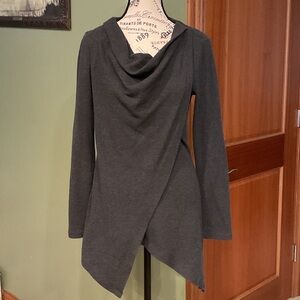Marc New York Charcoal Knit Top, Size S